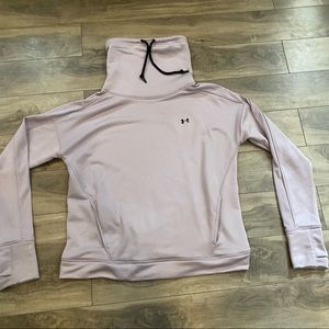 Purple under armour sweatshirt